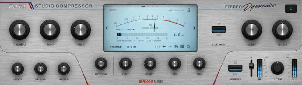 RD-01 Studio Compressor interface