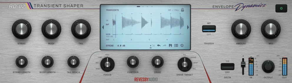 RD-02 Transient Shaper interface
